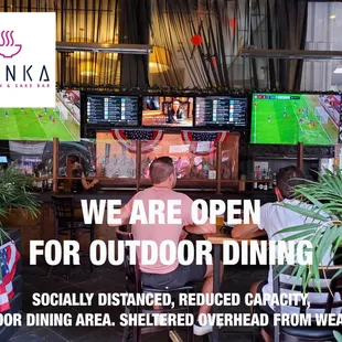OPEN FOR OUTDOOR DINING! Like all good siblings, our sister restaurant, The Bowery Beer Garden is sharing their outdoor dining space w/ us!