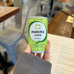 Sweetened Canned Matcha Drink