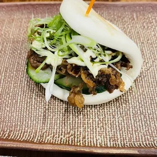 Bao Bun (yummm!) w/beef