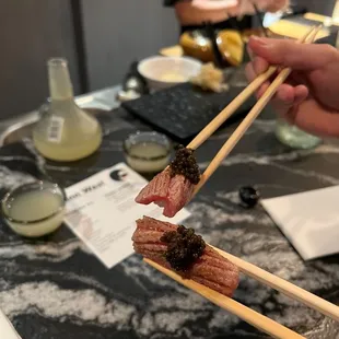 Otoro with caviar