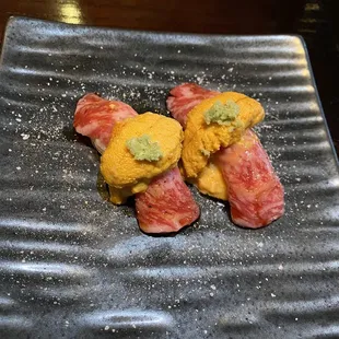 Wagyu Nigiri + Uni