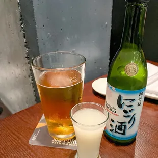 Sapporo + Nigori unfiltered sake