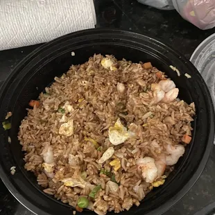 Shrimp fried rice