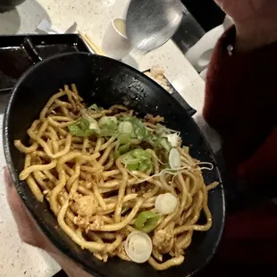 Garlic Beef Yakisoba