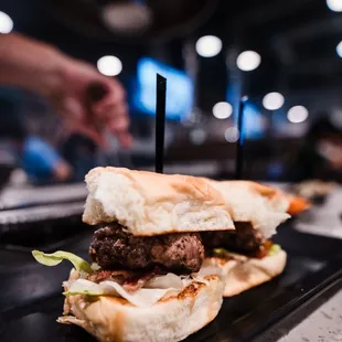 Truffle Bacon Kobe Sliders