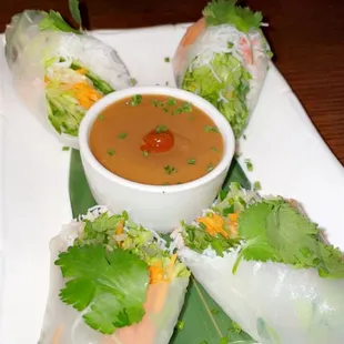 Snow Crab Spring Rolls