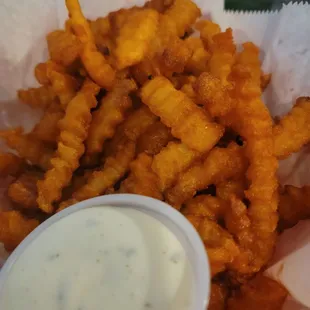 Spicy fries! Delicious!