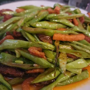 Green bean deluxe. Omg! So good.