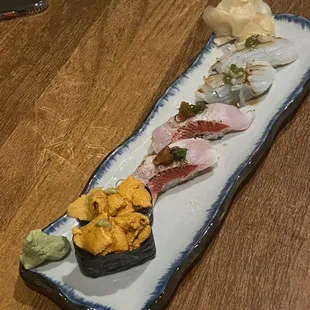 Sea Urchin ( The best! ) / Kinmedai Sushi/ Ika sushi