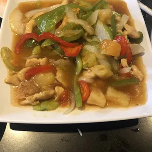 Sweet and Sour Tofu