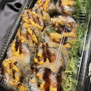 Little -Little- Delicious Roll delivered!  So good!