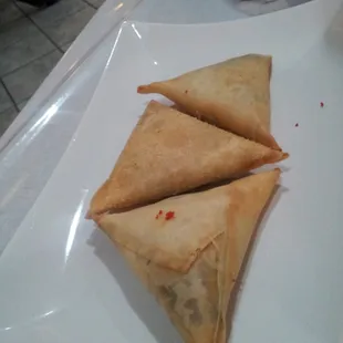 Meat Samosa.