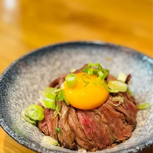 Wagyu tataki donburi $24