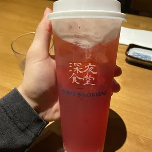 Strawberry Green Tea