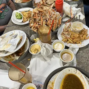 The aftermath of AYCE Crab Legs