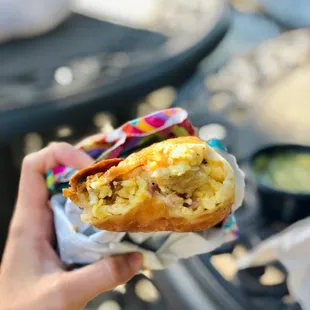 Breakfast chimichanga