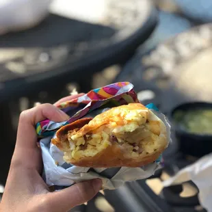 Breakfast chimichanga