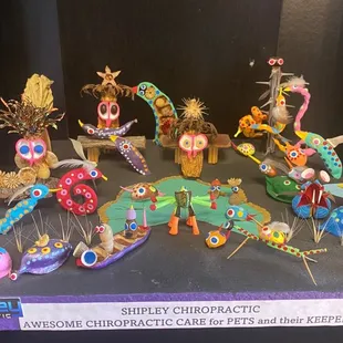 In the waiting room!   LOVE THIS.   For pets and keepers!