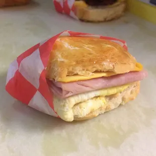 Ham Egg &amp; Cheese Biscuit $1.79