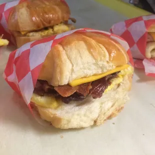 Bacon Egg &amp; Cheese Croissant $2.59