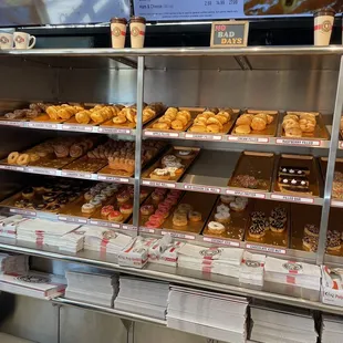 Available selections on a Monday afternoon. 5/17/21