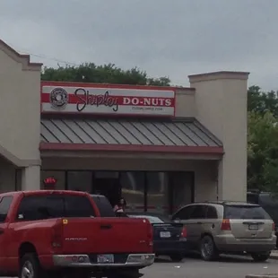 Shipley&apos;s is located in a strip mall across from Churchill middle school.