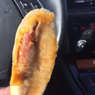 Hard, soggy and cold. Come on.