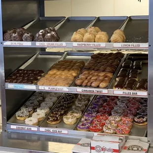 a variety of donuts