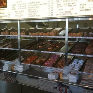 a variety of donuts