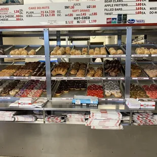 a variety of donuts