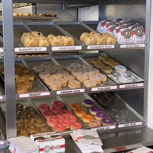 a variety of donuts