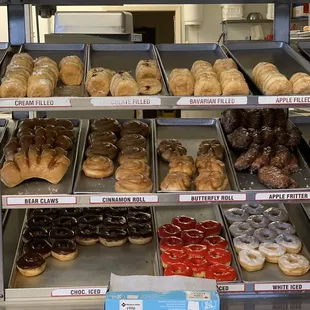 a variety of donuts