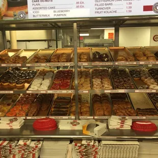Great selection all hot and fresh