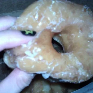 ONE GOOD OL&apos; GLAZED DONUT! YUMMMMM