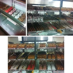 Lots of fresh donuts in the morning :) Smells super good!!