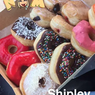 a box of doughnuts