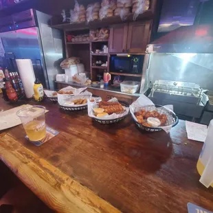 Appetizers for the group next to us