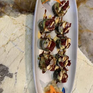 sushi and sashimi, food