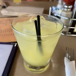 My mystery drink. I couldn&apos;t remember the name of it, but it was sweet and fruity.