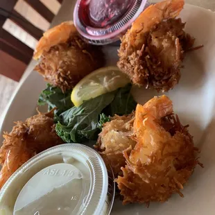 Delicious coconut shrimp. Soooo good!