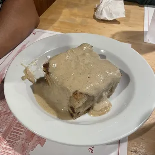 Bread pudding with a whiskey sauce -Don&apos;t do it!