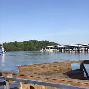 Loved the view for dinner! Great food, and great service. The salmon is a very solid choice