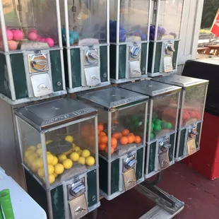 These are the ball machines
