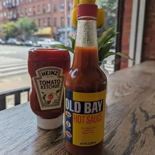 Old bay hot sauce!! Didn't know this was a thing