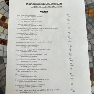 Le Menu