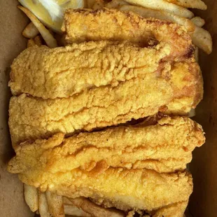 Fried Atlantic Cod with Old Bay Fries