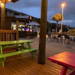 Lots of dining space