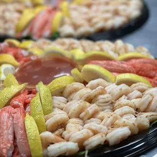 a variety of food items