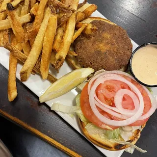 The Wright Crab Cake Sandwich
