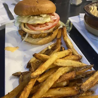 Chili Lime Shrimp Burger